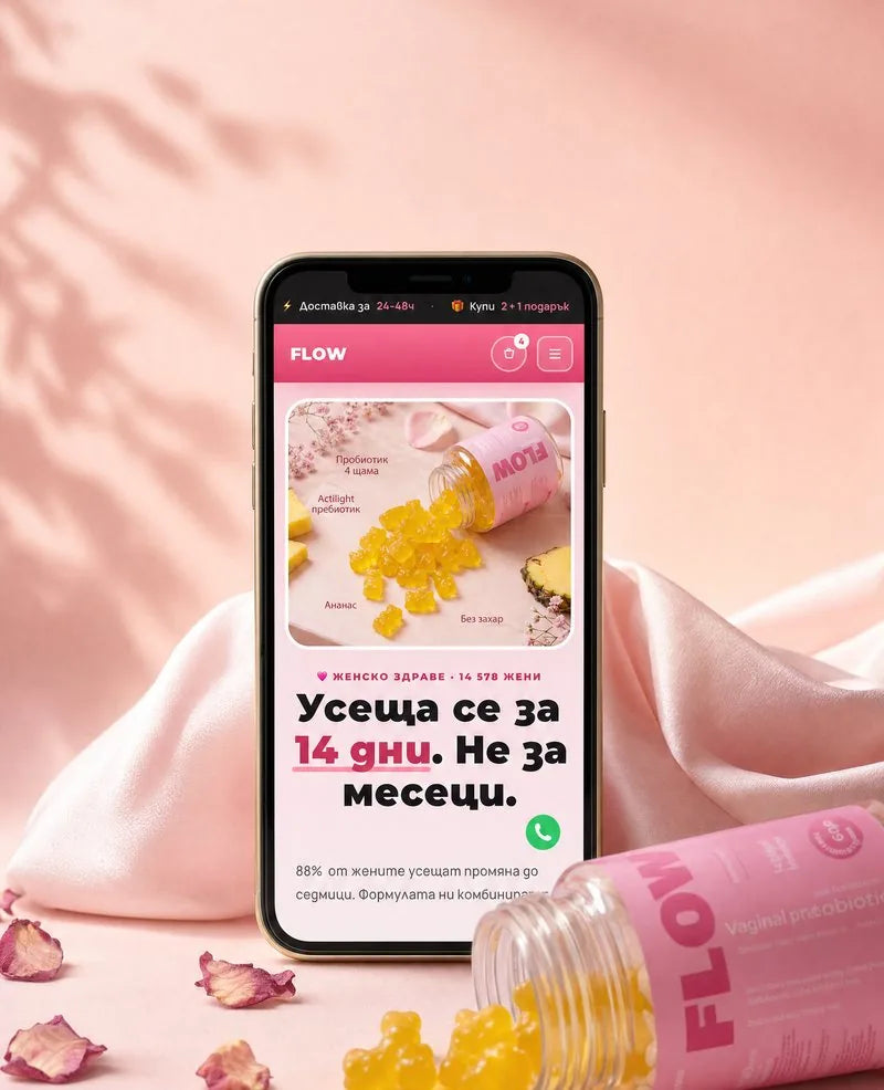The product photos were ads with text baked in. So that's where we started.