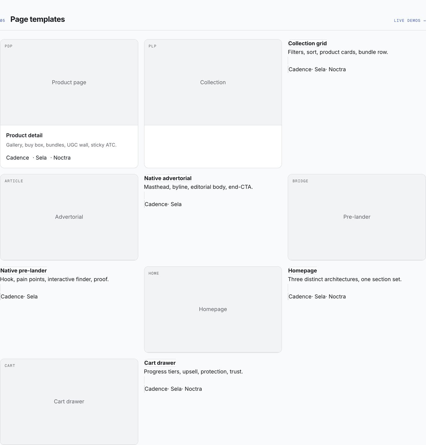 …and dozens more ready-made blocks